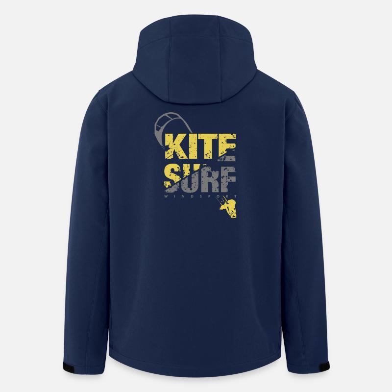 KITE SURF 2 - Recycelte Männer Softshell-Jacke von Stanley/Stella - Navy