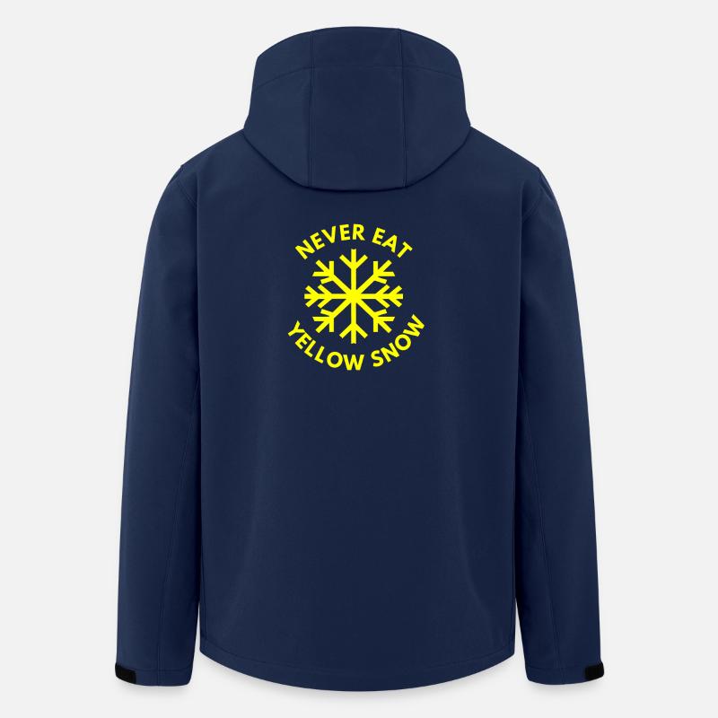 Iss niemals gelben Schnee - Recycelte Männer Softshell-Jacke von Stanley/Stella - Navy