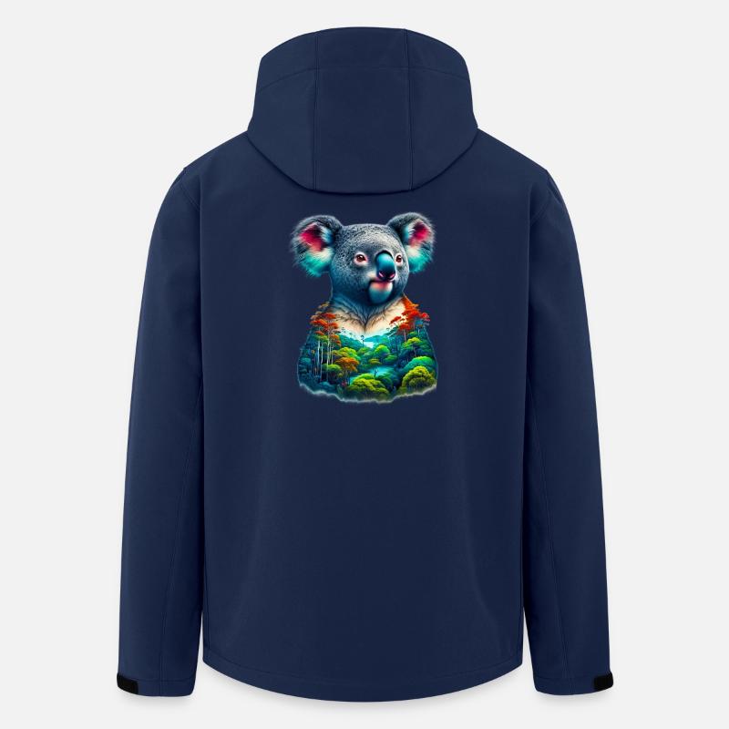 Koala - Recycelte Männer Softshell-Jacke von Stanley/Stella - Navy