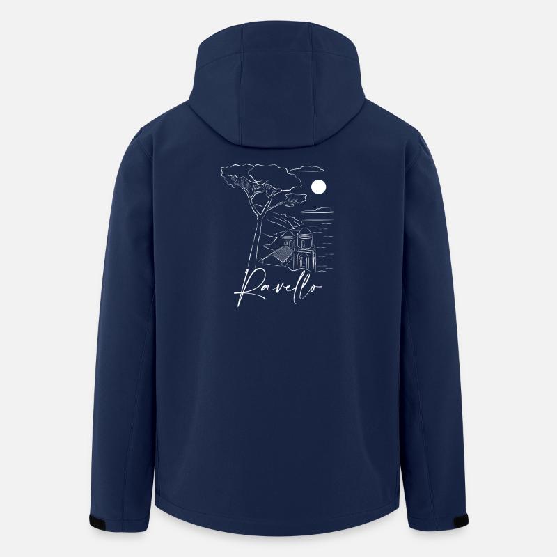Kirche der Annunziata in Ravello - Recycelte Männer Softshell-Jacke von Stanley/Stella - Navy