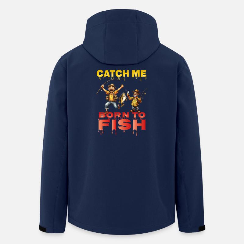 Catch_me_ - Recycelte Männer Softshell-Jacke von Stanley/Stella - Navy