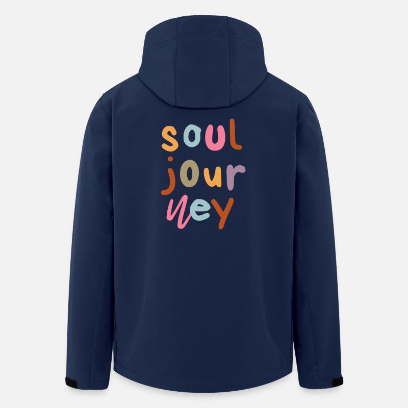 Soul Journey - Recycelte Männer Softshell-Jacke von Stanley/Stella - Navy