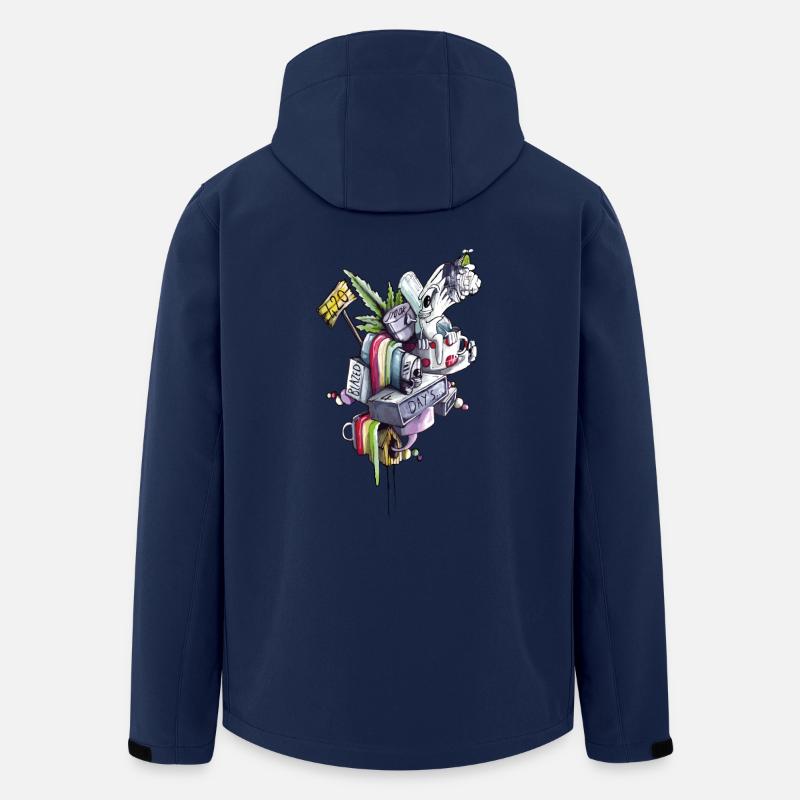 420. - Recycelte Männer Softshell-Jacke von Stanley/Stella - Navy