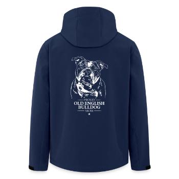 Old English Bulldog Mom Hunde Hund OEB Wilsigns - Recycelte Männer Softshell-Jacke von Stanley/Stella - Navy - Hinten - AI Model Male 185 light (185cm)