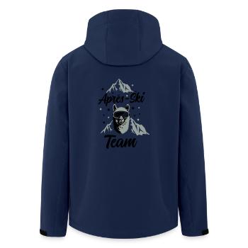 Lunettes de ski Alpaca Après-ski - Veste softshell homme en polyester recyclé Stanley/Stella - marine - Dos - AI Model Male 185 light (185cm)