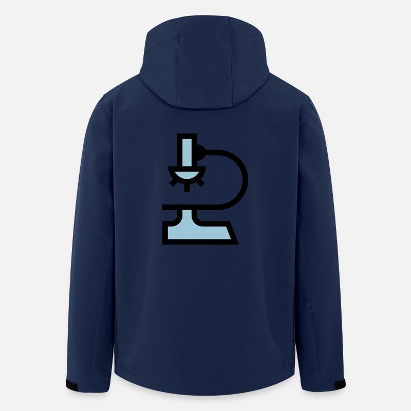 Laboratory microscope - Men’s Recycled Softshell Jacket by Stanley/Stella - navy