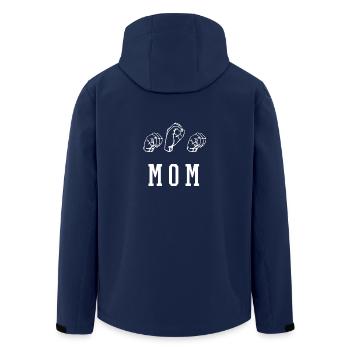 Mom - Recycelte Männer Softshell-Jacke von Stanley/Stella - Navy - Hinten - AI Model Male 185 light (185cm)