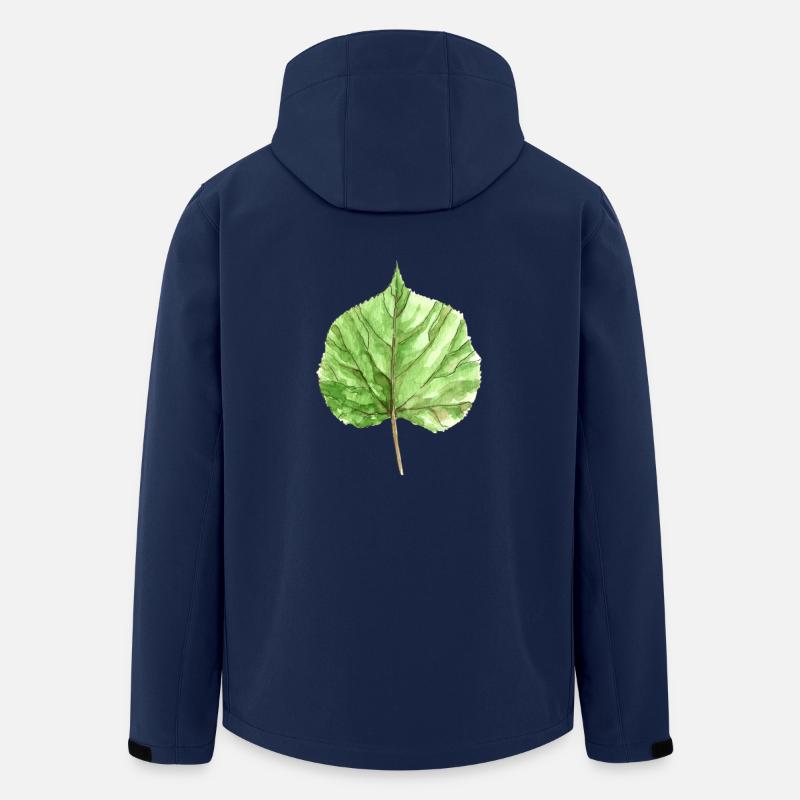 Lindenblatt - Recycelte Männer Softshell-Jacke von Stanley/Stella - Navy