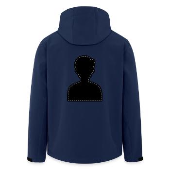 Icône compte Avatar - Veste softshell homme en polyester recyclé Stanley/Stella - marine - Dos - AI Model Male 185 light (185cm)