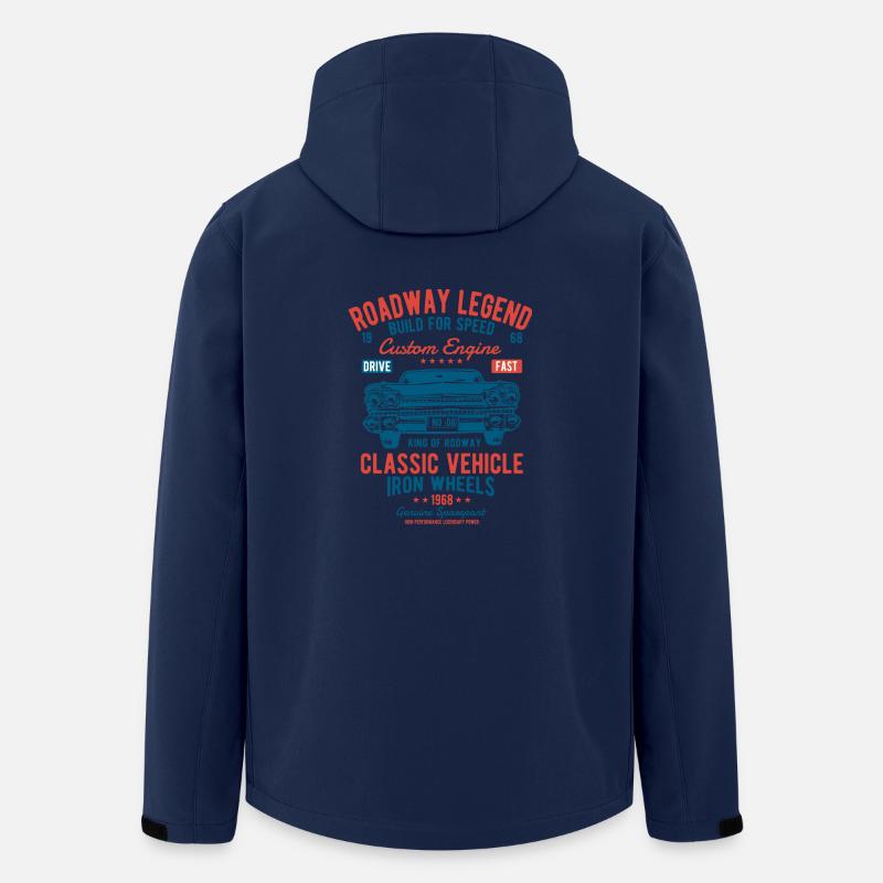 Roadway Legend - Recycelte Männer Softshell-Jacke von Stanley/Stella - Navy