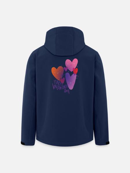 happy valentines day - Recycelte Männer Softshell-Jacke von Stanley/Stella - Navy