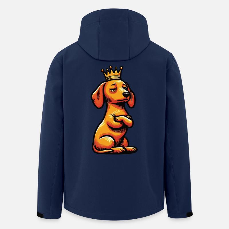Dackel Dackelbesitzer Dackelhalter Dackelliebhaber - Recycelte Männer Softshell-Jacke von Stanley/Stella - Navy
