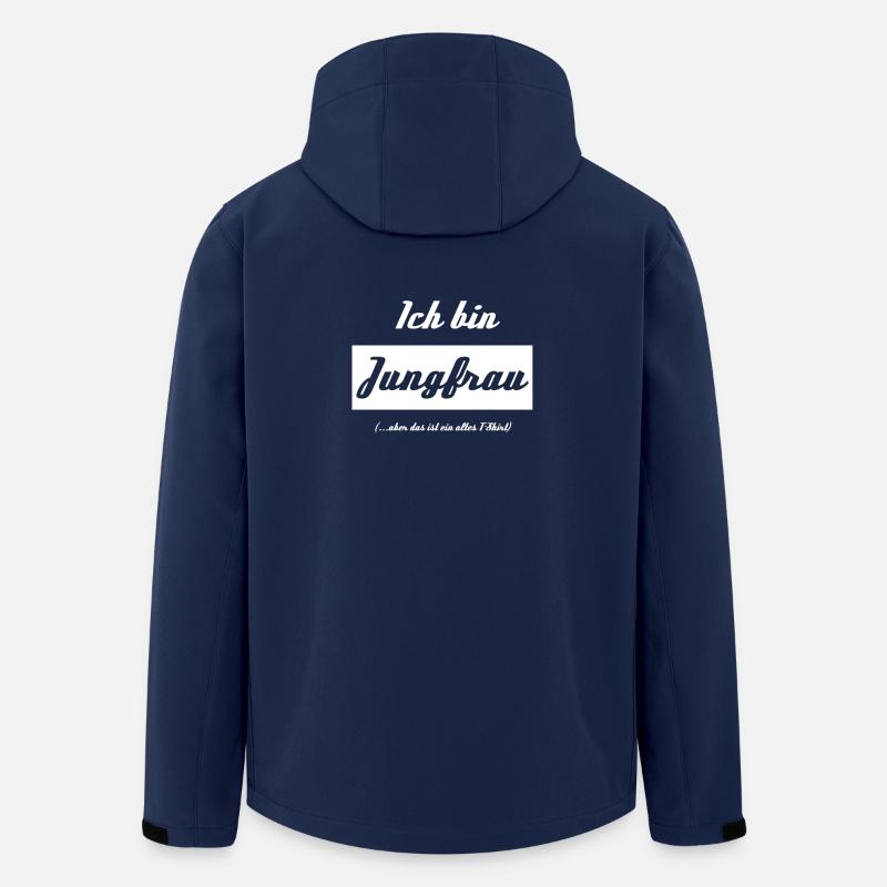 Jungfrau - Recycelte Männer Softshell-Jacke von Stanley/Stella - Navy