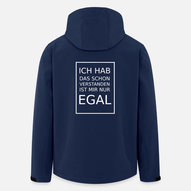 I've already understood that - Men’s Recycled Softshell Jacket by Stanley/Stella - navy