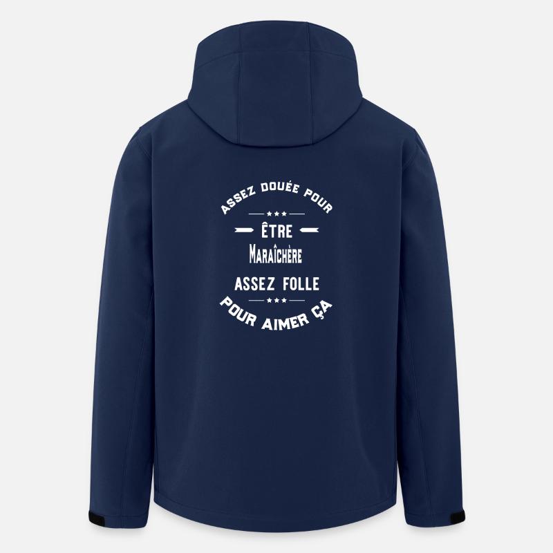 assez douée Maraîchère cadeau - Veste softshell homme en polyester recyclé Stanley/Stella - marine