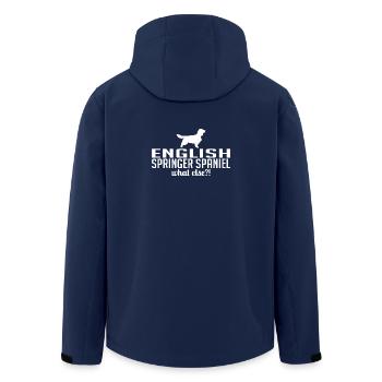 English Springer Spaniel quoi d’autre Chiens Wilsigns - Veste softshell homme en polyester recyclé Stanley/Stella - marine - Dos - AI Model Male 185 light (185cm)