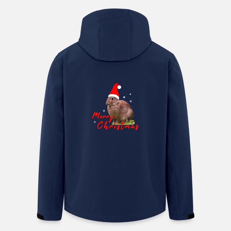 Merry Christmas Hase - Recycelte Männer Softshell-Jacke von Stanley/Stella - Navy