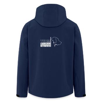 TEAM Labrador Retriever Chiens Chien Labbi Wilsigns - Veste softshell homme en polyester recyclé Stanley/Stella - marine - Dos - AI Model Male 185 light (185cm)