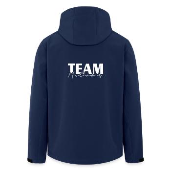 TEAM MALINOIS Wilsigns IGP Hundesport Hunde - Recycelte Männer Softshell-Jacke von Stanley/Stella - Navy - Hinten - AI Model Male 185 light (185cm)