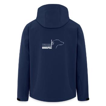 ÉQUIPE Greyhound Dogs Chien Greyhounds Wilsigns - Veste softshell homme en polyester recyclé Stanley/Stella - marine - Dos - AI Model Male 185 light (185cm)