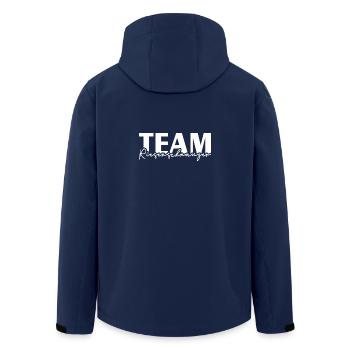 TEAM Riesenschnauzer Hunde Hund Wilsigns IGP - Recycelte Männer Softshell-Jacke von Stanley/Stella - Navy - Hinten - AI Model Male 185 light (185cm)