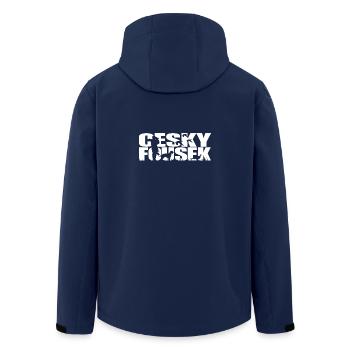 CESKY FOUSEK Jagdhunde Jagdhund Hunde Wilsigns - Recycelte Männer Softshell-Jacke von Stanley/Stella - Navy - Hinten - AI Model Male 185 light (185cm)