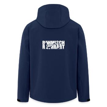 BÖHMISCH RAUHBART Jagdhunde Jagdhund Wilsigns - Recycelte Männer Softshell-Jacke von Stanley/Stella - Navy - Hinten - AI Model Male 185 light (185cm)