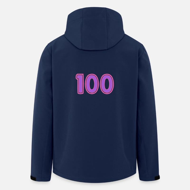 100. 100 ANS. 100e ANNIVERSAIRE - Veste softshell homme en polyester recyclé Stanley/Stella - marine