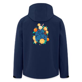Agua de Valencia - Recycelte Männer Softshell-Jacke von Stanley/Stella - Navy - Hinten - AI Model Male 185 light (185cm)