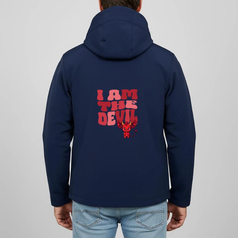 Devil Little Devil Devil Devil Woman Devil Guy Men’s Recycled Softshell Jacket Discoverer by Stanley/Stella