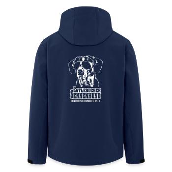 ENTLEBUCHER SENNENHUND coolster Hund Wilsigns - Recycelte Männer Softshell-Jacke von Stanley/Stella - Navy - Hinten - AI Model Male 185 light (185cm)