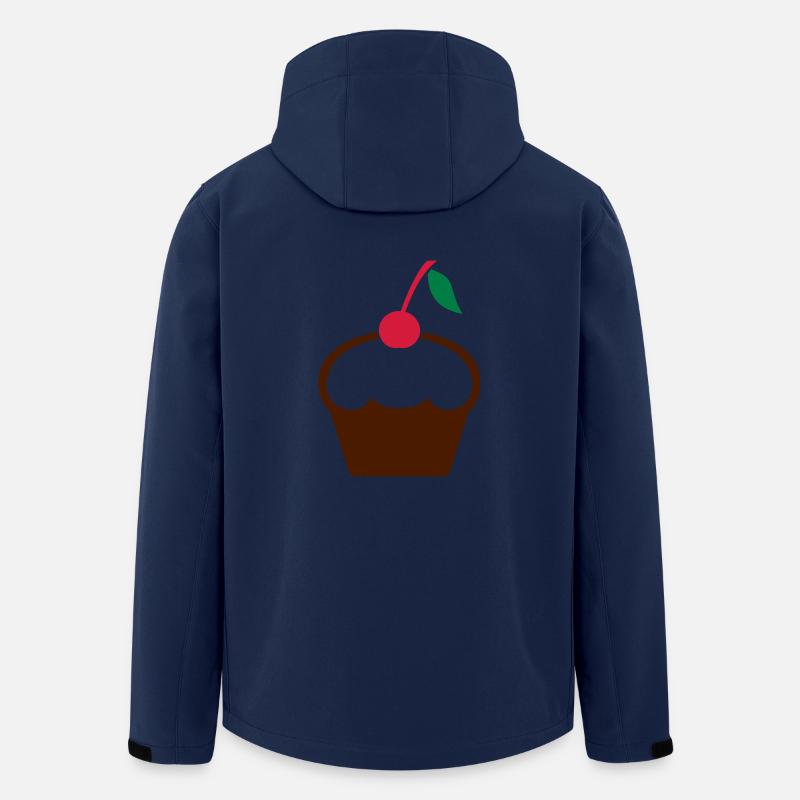 Cupcake mit Kirsche - Recycelte Männer Softshell-Jacke von Stanley/Stella - Navy
