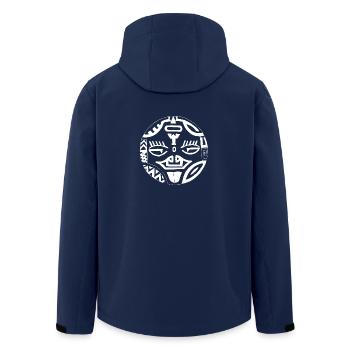 Face 2 Face zurück - Recycelte Männer Softshell-Jacke von Stanley/Stella - Navy - Hinten - AI Model Male 185 light (185cm)