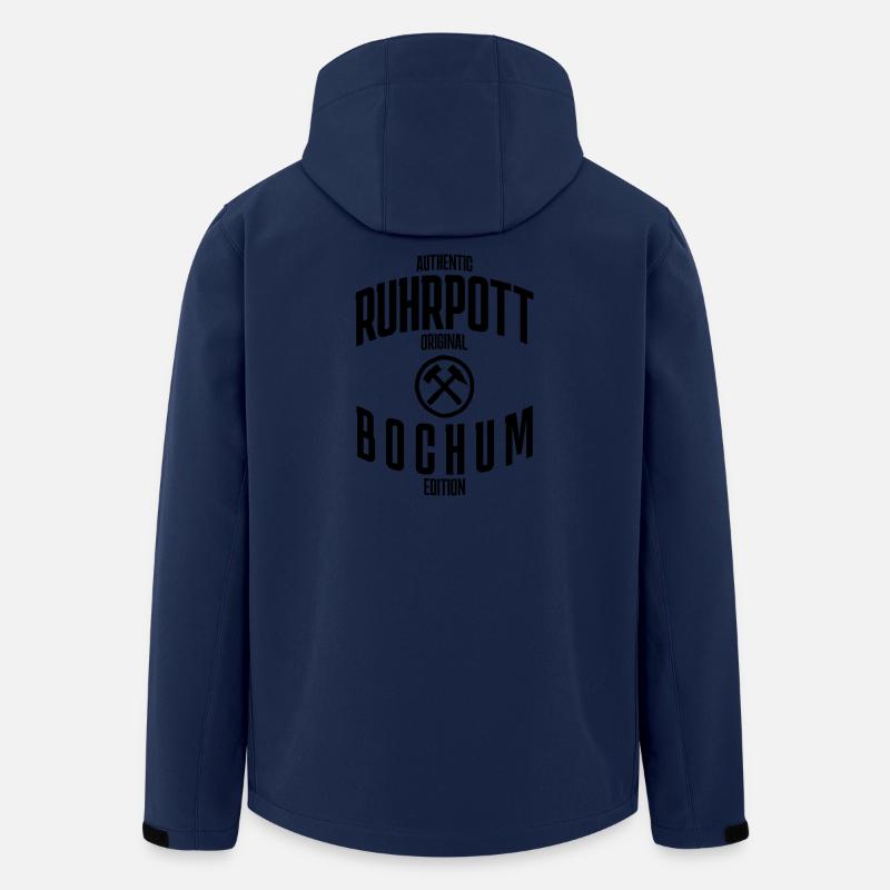 Authentic Ruhrpott original Bochum edition - Men’s Recycled Softshell Jacket by Stanley/Stella - navy