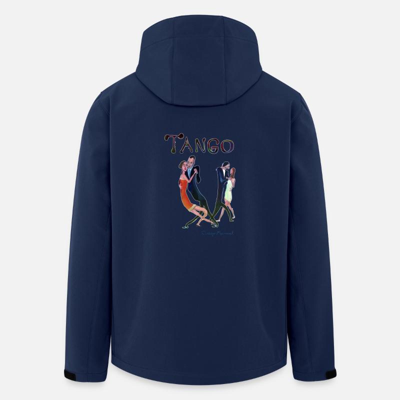 Tango gala - Recycelte Männer Softshell-Jacke von Stanley/Stella - Navy