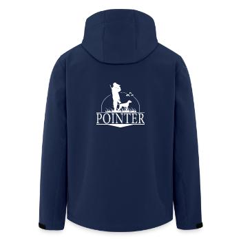 POINTER Chiens de chasse Chasseur Chasse Wilsigns - Veste softshell homme en polyester recyclé Stanley/Stella - marine - Dos - AI Model Male 185 light (185cm)