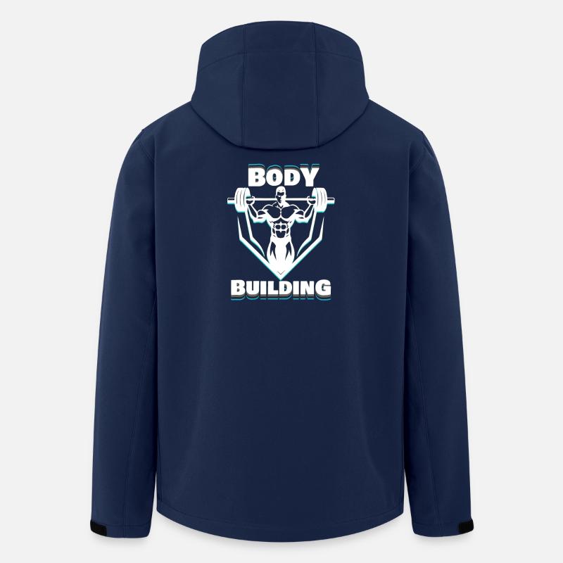 Bodybuilding light design - Recycelte Männer Softshell-Jacke von Stanley/Stella - Navy
