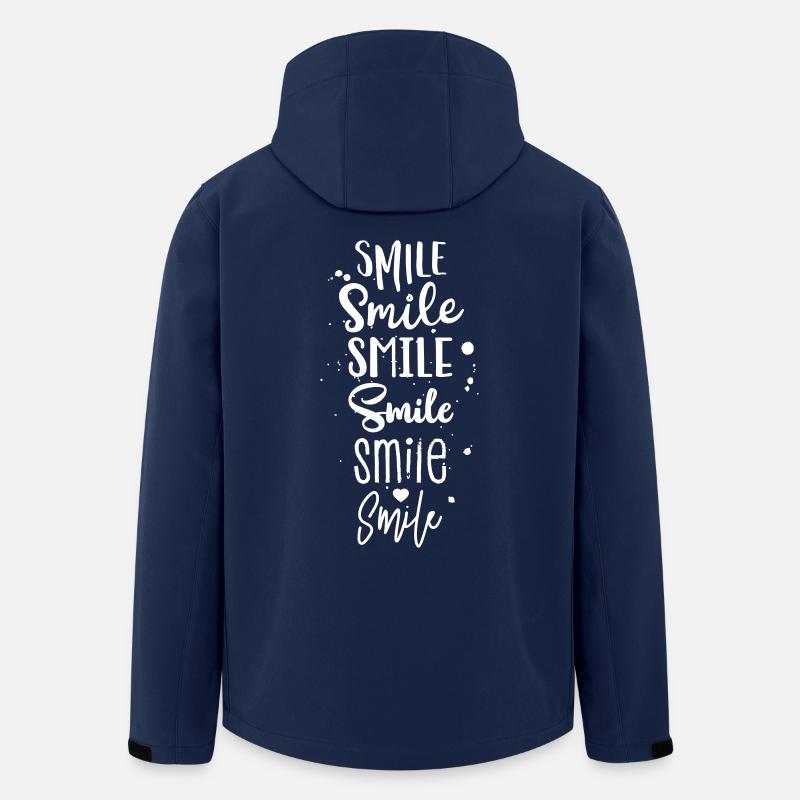 Smile in verschiedenen Styles - Recycelte Männer Softshell-Jacke von Stanley/Stella - Navy