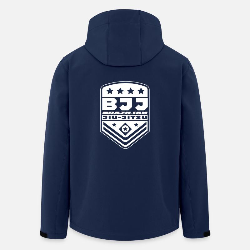 Brazilian Jiu-Jitsu Logo - Recycelte Männer Softshell-Jacke von Stanley/Stella - Navy