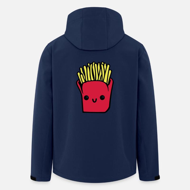 Pommes Frittes - Recycelte Männer Softshell-Jacke von Stanley/Stella - Navy