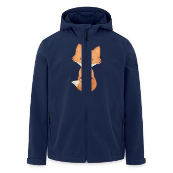 Fuchs - Recycelte Männer Softshell-Jacke von Stanley/Stella - Navy - Vorne - AI Model Male 185 light (185cm)