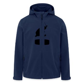 Wakeskate, Wakeskating, Wakeskater, Wakeboard - Recycelte Männer Softshell-Jacke von Stanley/Stella - Navy - Vorne - AI Model Male 185 light (185cm)