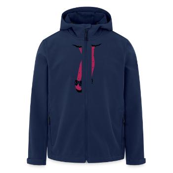 Girl - Heels - high heels - shoes - legs - 2C - Men’s Recycled Softshell Jacket by Stanley/Stella - navy - Front - AI Model Male 185 light (185cm)