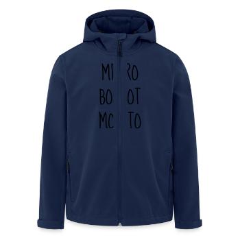 Mojito - Citation - Humour - Comique - Fun Alcool - Veste softshell homme en polyester recyclé Stanley/Stella - marine - Devant - AI Model Male 185 light (185cm)