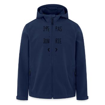 jongleur / jonglerie / jongleuse / cirque - Veste softshell homme en polyester recyclé Stanley/Stella - marine - Devant - AI Model Male 185 light (185cm)