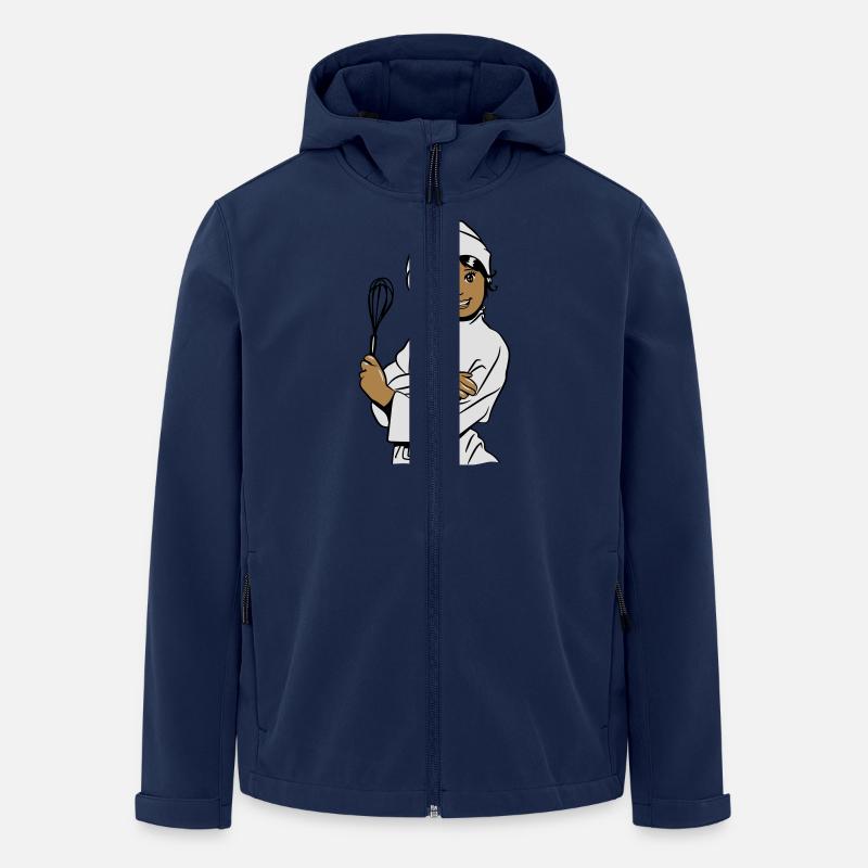kochen mädchen - Recycelte Männer Softshell-Jacke von Stanley/Stella - Navy