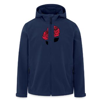 roses dorn - Recycelte Männer Softshell-Jacke von Stanley/Stella - Navy - Vorne - AI Model Male 185 light (185cm)