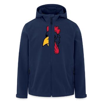 hahn - Recycelte Männer Softshell-Jacke von Stanley/Stella - Navy - Vorne - AI Model Male 185 light (185cm)