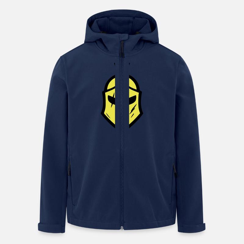 Spartaner Helm Symbol - Recycelte Männer Softshell-Jacke von Stanley/Stella - Navy