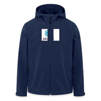 picard - Veste softshell homme en polyester recyclé Stanley/Stella - marine - Devant - AI Model Male 185 light (185cm)
